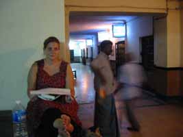 Waiting at the station