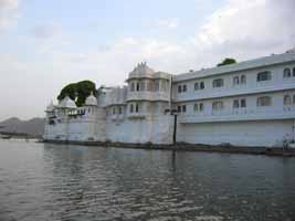 View of our room in Lake Palace